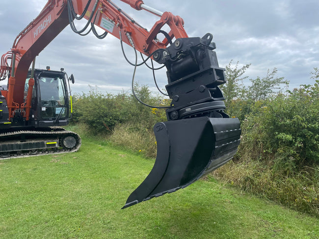 GRB-6-R Rotating 360° Scandinavian Excavator Grading Bucket - 6-10 Tonne