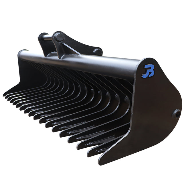 010 General Purpose Mini Digger Land Rake Bucket - 1-2 Tonne