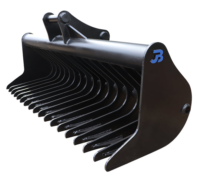 100 General Purpose Excavator Land Rake Bucket - 12-16 Tonne