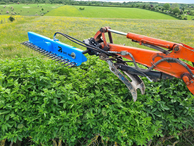 JHT-150-M Excavator Hedge Trimmer Package & Headstock - 1 to 2 Tonne Excavator (50cc Motor)