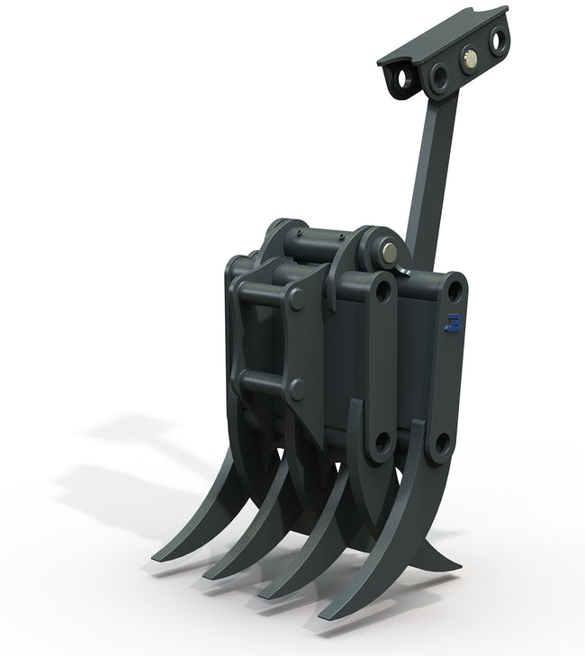 MG12 Heavy Duty Mechanical Excavator Grapple Grab - 10 to 18 tonne